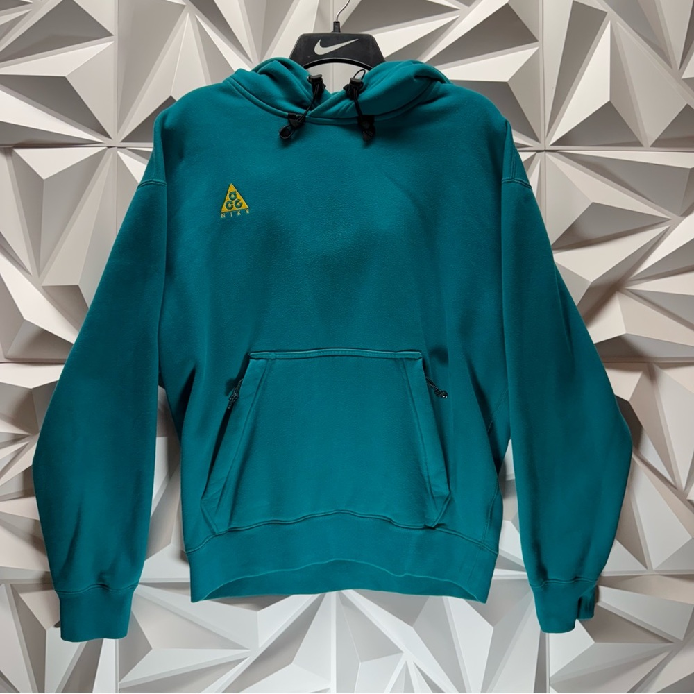 Nike ACG Therma-FIT Fleece Pullover Hoodie XS Sea blue